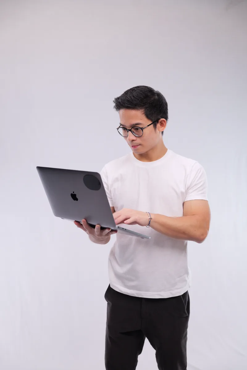 Joel working